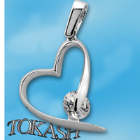 silver pendant stone 184924