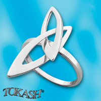 Silver ring without stones 1565923