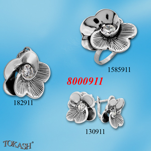 Medium silver set 8000911