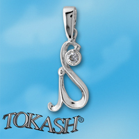 silver pendant stone 184488