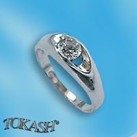 Silver ring stones 1604504