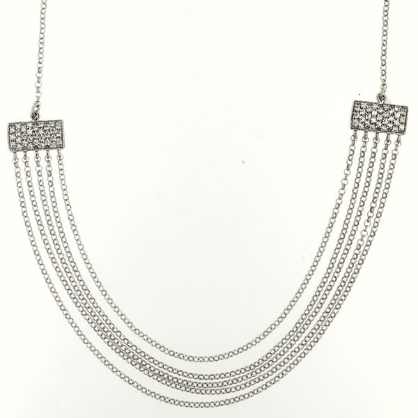 Silver necklace 701120