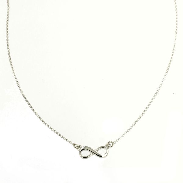 Silver necklace 701125
