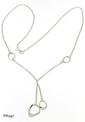 Silver necklace 701195