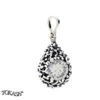 silver pendant stone 182095