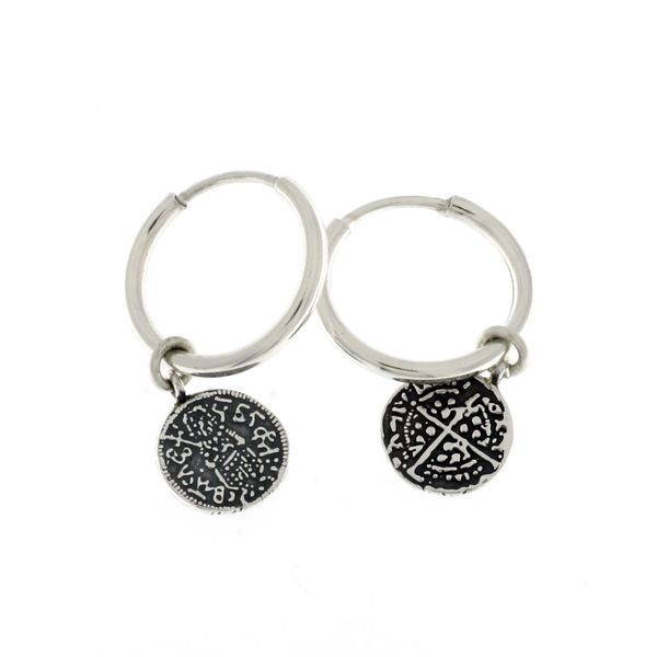 Silver Earings stones 133313