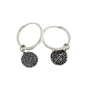 Silver Earings stones 133313