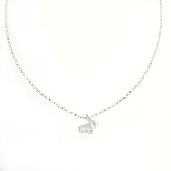 Silver necklace 701129