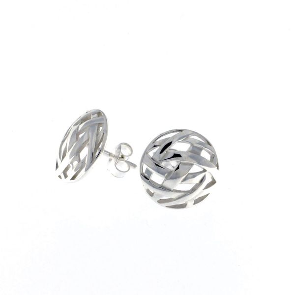 Silver Earings stones 133152