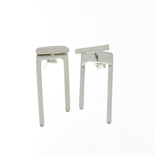 Silver Earings stones 133320
