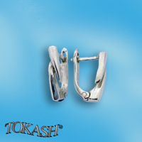 Silver Earings stones 133407