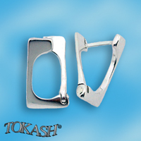 Silver Earings stones 133113