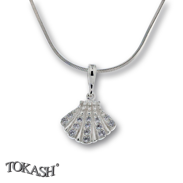 silver pendant stone 186681