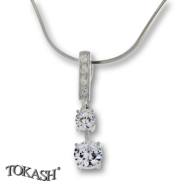 silver pendant stone 186682