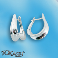 Silver Earings stones 132073