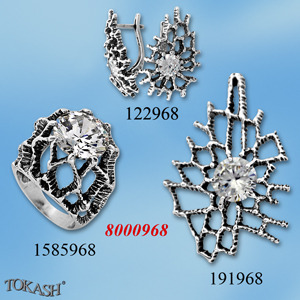 Medium silver set 8000968