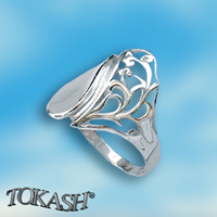 Silver ring without stones 1564510