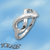 Silver ring without stones 1564701