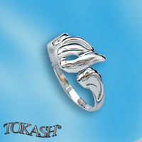 Silver ring without stones 1564710