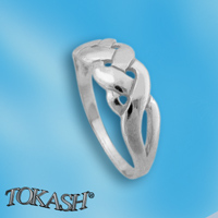 Silver ring without stones 1564977