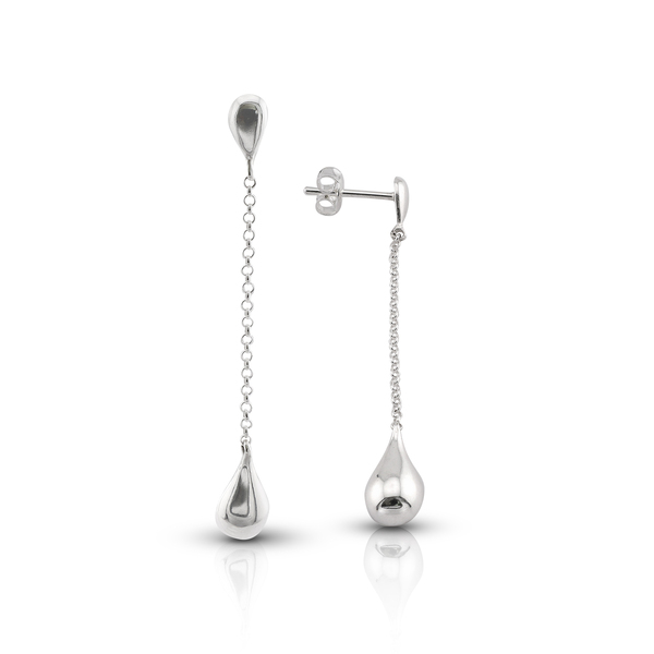 Silver Earings stones 133445