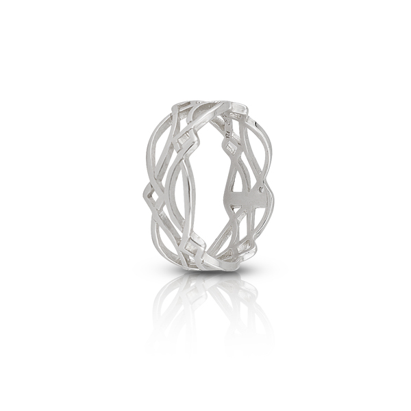 Silver ring without stones 1566448