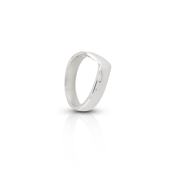 Silver ring without stones 1566419