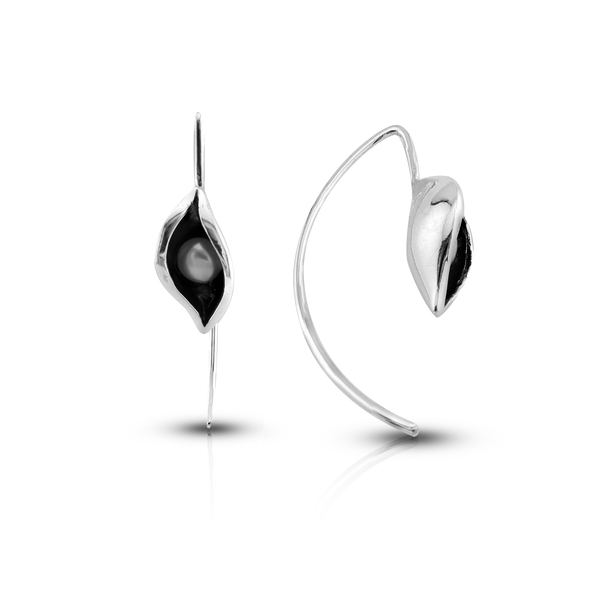 Earrings with pearls 115444