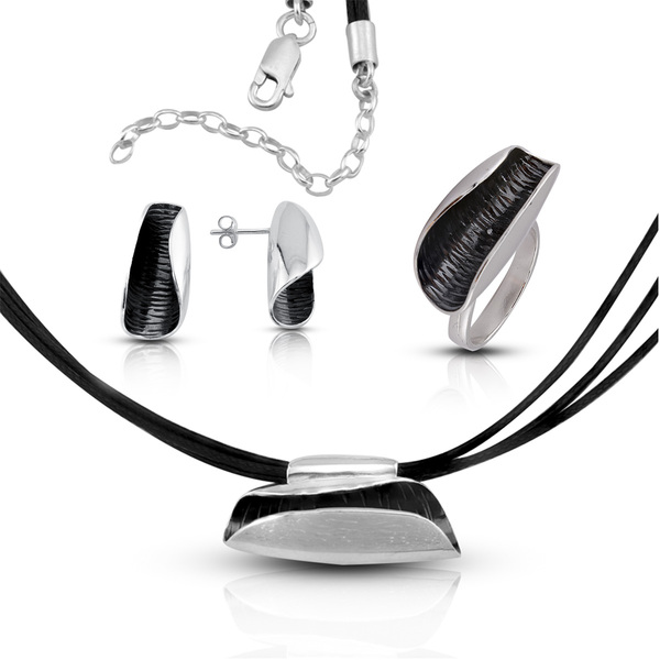 Medium silver set 8000339