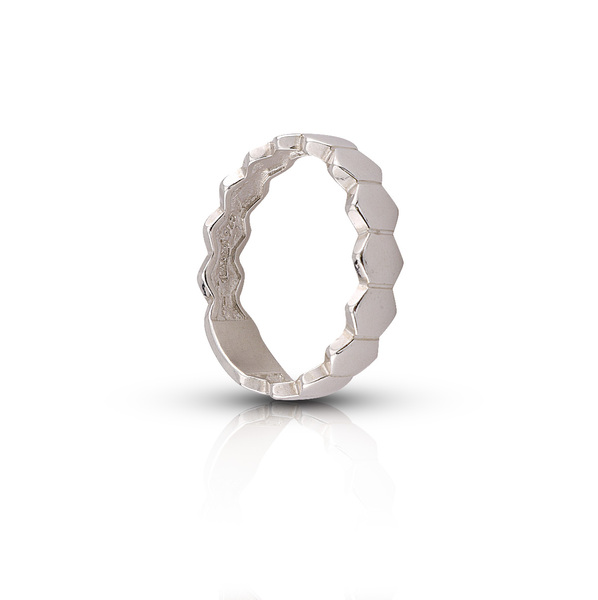 Silver ring without stones 1566363