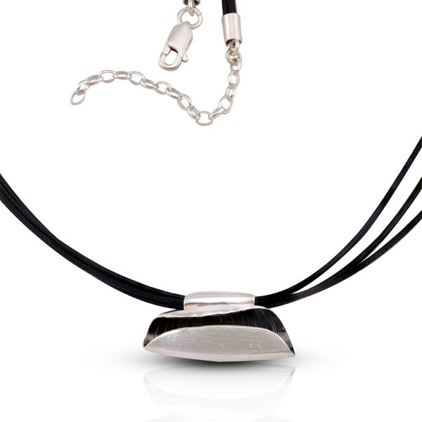 Silver necklace 701339