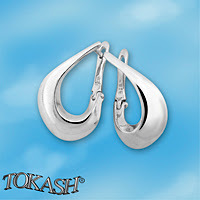 Silver Earings stones 132622