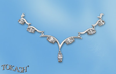 Silver necklace 700594