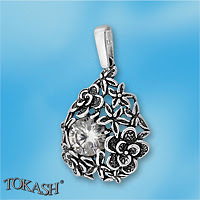silver pendant stone 191028