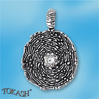 silver pendant stone 182025